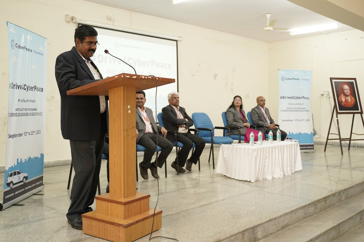 cyberpeacengo's tweet photo. #Drive4CyberPeace session organized by #CyberPeace☮️ at SJC Institute of Technology, #Karnataka wherein we discussed and gathered insights about the nuance of #DataPrivacy and #DataSecurity.
#DataProtection #CyberSecurity #CyberSecurityAwareness https://t.co/YgtXfU8uMm