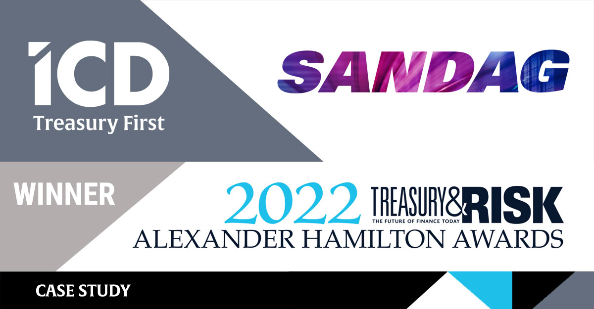 Congratulations to SANDAG for its Treasury Excellence, winning this year's 2022 Alexander Hamilton Awards. We're thankful for their trust in our partnership to co-innovate an investment reporting solution that meets their needs for consolidated reporting. bit.ly/3do4D6G
