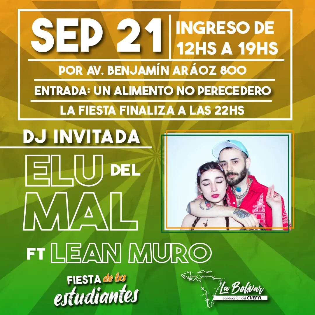 Catexia_MPE's tweet photo. 🔅Y por último, todes a FILOYLE con *LA BOLIVAR* 💚🧡 
🕐El mismo miércoles 21 hasta las 22h (ingreso hasta las 19h)
Para tirar los prohibidos a puro cachengue y bebidas a precios populares 🥰❤️

Lxs esperamos!! https://t.co/UrRhkTR2vm