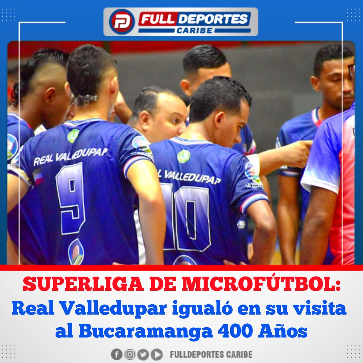 FulldeportesC's tweet photo. @Realvalledupar igualó en su visita al Buacaramanga 400 Años

���� Ver nota completa👇🏼
https://t.co/SWqTIb6mBj

FullDeportes Caribe
¡Siempre en la jugada! https://t.co/loD12UbKK2