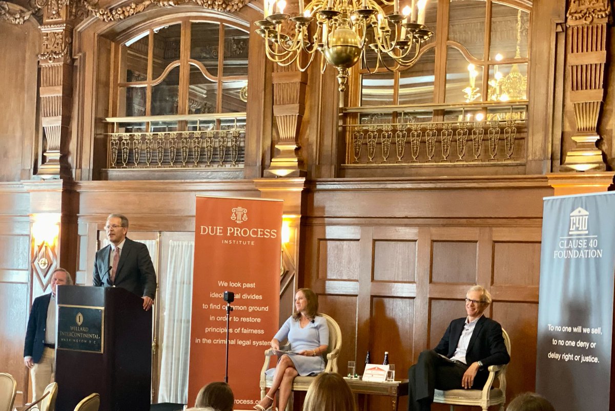 iDueProcess's tweet photo. How did you celebrate #ConstitutionDay📜?

We spent ours listening to the brilliant Jeffrey Fisher and Erin Murphy discuss #SCOTUS's upcoming criminal law docket. Already looking forward to next year's #TwoViews event! ⚖️🏛️ https://t.co/EEEh7yF90e