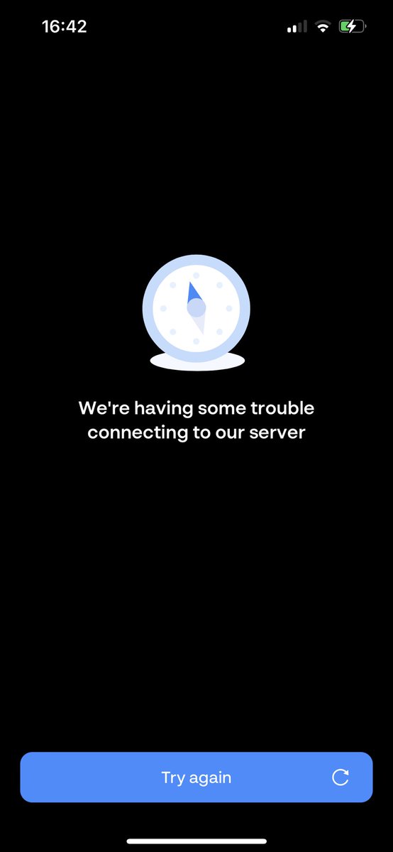 whereisbenjamin's tweet photo. @monesehelp @monese what is going on with your app? I can’t access https://t.co/F3ulZIVvz7