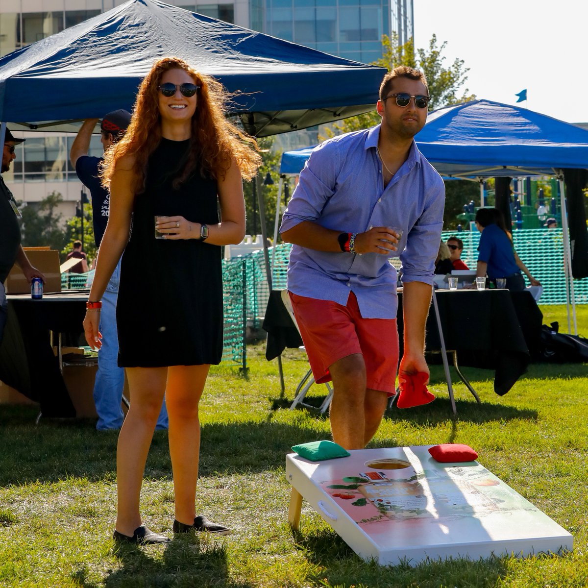 Grab a beer, and a buddy, it's cornhole time!🍻 
This Saturday, September 24th, join us on the Harbor Point Boardwalk for a cornhole tournament and your chance to win cash prizes. Event starts at 12-noon, bags fly at 1pm. 

Space is limited. Link in bio for tickets and details.