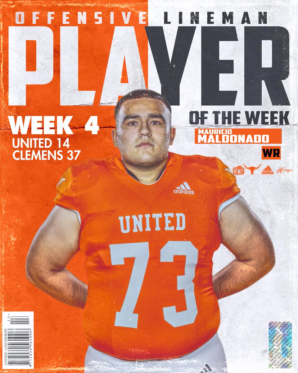 UHSLonghornsFB's tweet photo. Here they are the Big Players of the Week from Week 5 vs Clemens
#letsgo
#uhsallin
#uhsdiffrentbreed
#Family
#ULN https://t.co/v3uHQJMSrx