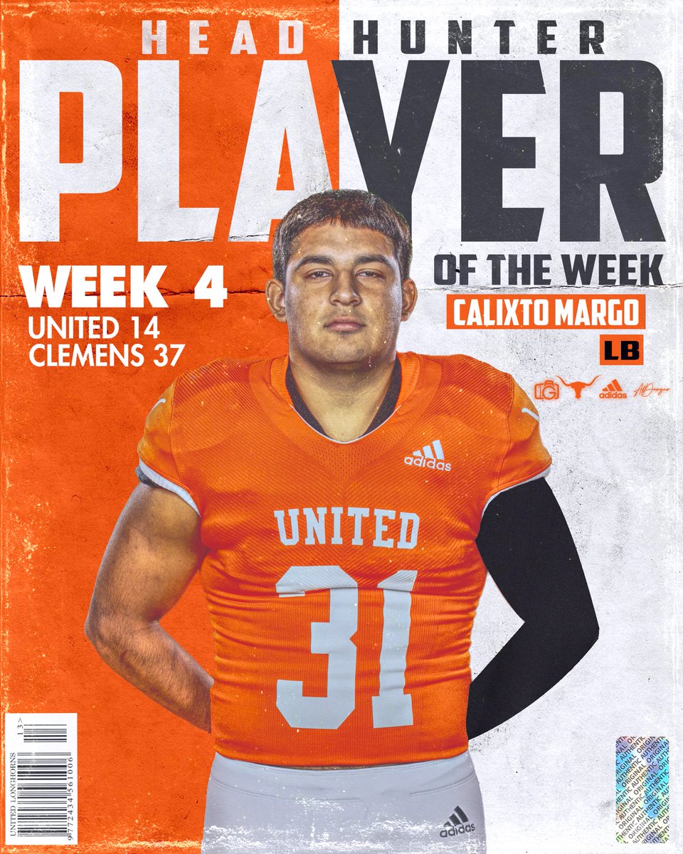 UHSLonghornsFB's tweet photo. Here they are the Big Players of the Week from Week 5 vs Clemens
#letsgo
#uhsallin
#uhsdiffrentbreed
#Family
#ULN https://t.co/v3uHQJMSrx