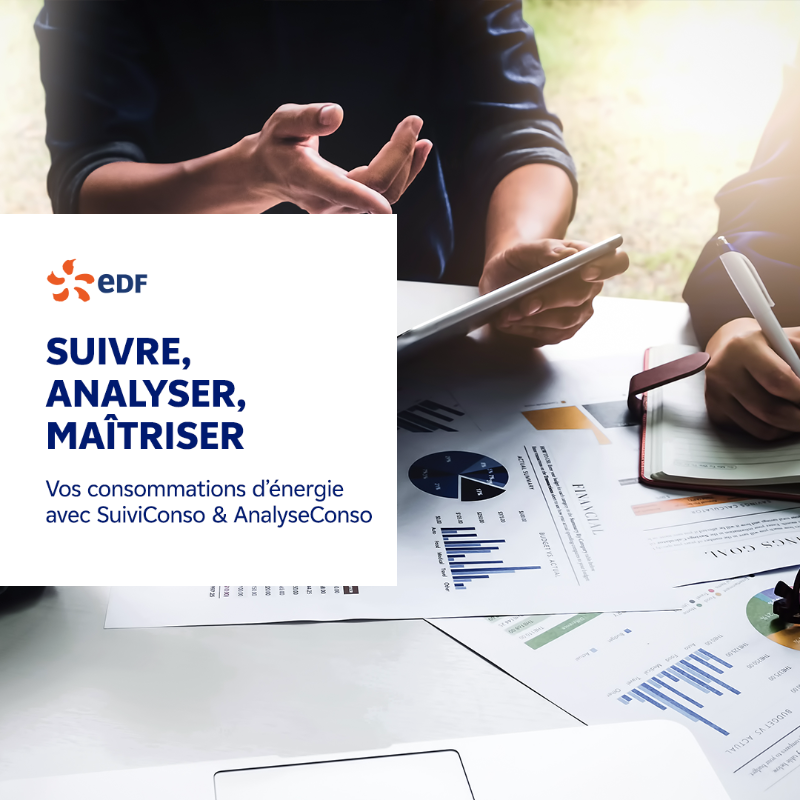 EDF_Entreprises's tweet photo. Maîtriser la #ConsommationDEnergie de son entreprise pour éviter les mauvaises surprises ?
Avec #SuiviConso & #AnalyseConso, c'est la tranquillité assurée !
🎁⚡️ 3 mois d’abonnement offerts pour toute nouvelle souscription jusqu’au 14/10.
#DLDOct