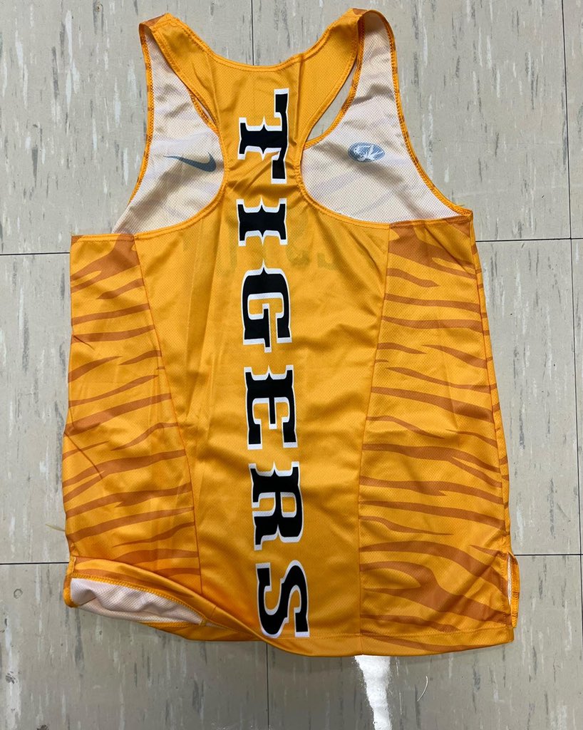 FestusGirlsTF's tweet photo. At Festus, we have always admired West Plains from afar.  After Coach Gunter &amp; the Zizzers came north and dominated our district track meet we talked about the standards for their candy stripes.

Tigers who meet the same standards, earn a special jersey.  For 2023: https://t.co/wYlnDUJKGs