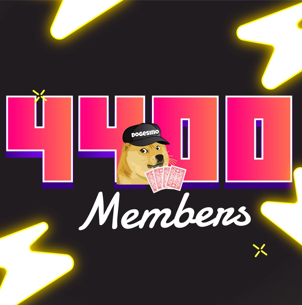 🚀 Airdrop: $DogeSino - 4400 Members
The DogeCasino that rewards you $DOGE when you hold DOGESINO
💰 Total Value: 💸10.000USDT Worth $DOGESINO
 ✅SAFU - ✅AUDIT - ✅KYC
📅 End Date: 10th Oct, 2022
Airdrop Link: gleam.io/tnqYp/dogesino…
#DOGESINO #dogecoin #DOGEARMY