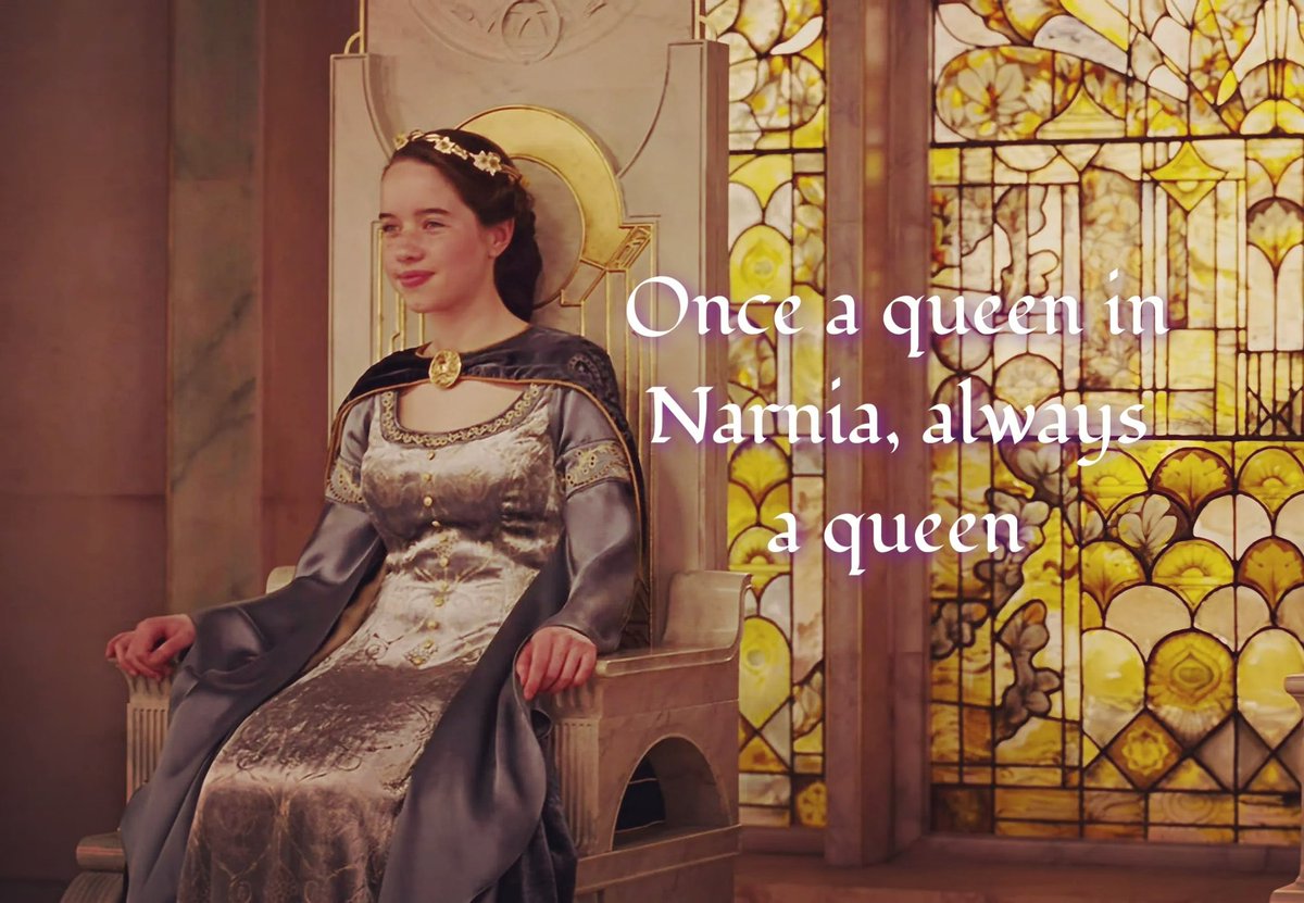 AslanQuotes's tweet photo. "Once a king or queen in Narnia, always a king or queen. Bear it well, Sons of Adam! Bear it well, Daughters of Eve!" said Aslan.

#TheLiontheWitchandtheWardrobe
#Narnia #Aslan #CSLewis https://t.co/mHGPXaHump