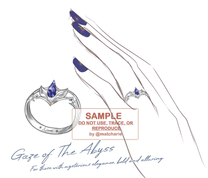 rough concept sketch for the childe &amp; Zhongli rings......  ive nvr designed smth as delicate as jewelries before hahah its quite challenging.. i'll see if this could be realized!#childe #zhongli 