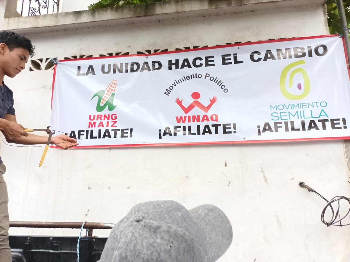CetoPablo's tweet photo. Partido SEMILLA, Afiliate!!!!
Partido WINAQ, Afiliate!!!!
Partido URNG, Afiliate!!!! https://t.co/GxVNGlVMRg