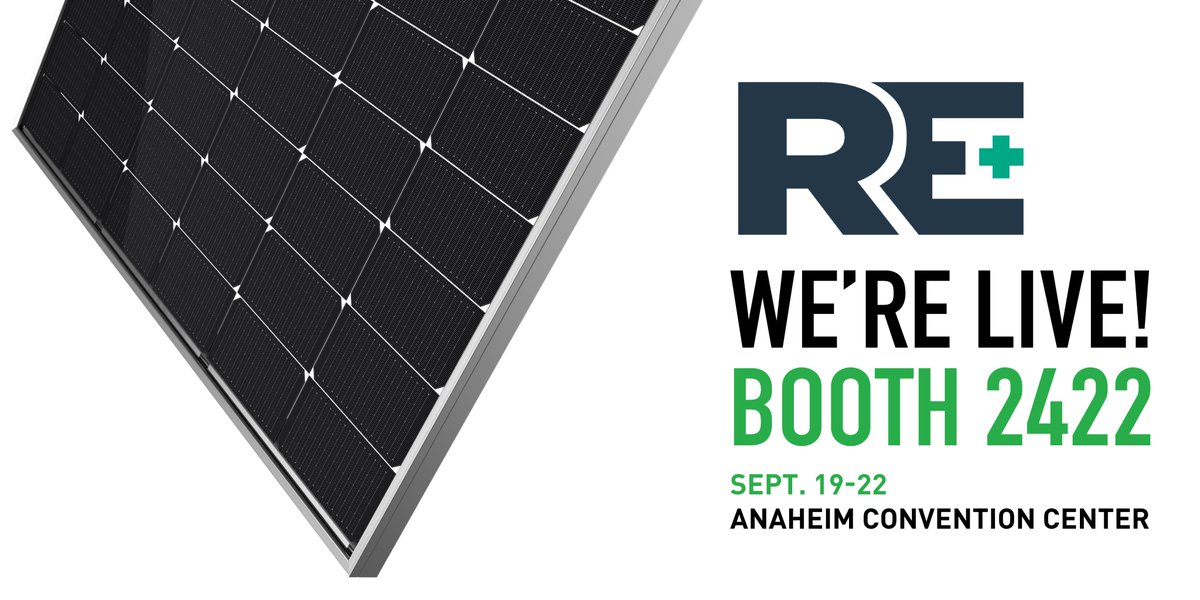 Jinko_US's tweet image. We&apos;re Live at @REPlusEvents #SolarConference! Come visit us at Booth 2422
.
.
.
#JinkosolarUS #solarpanels #solarenergy #sustainable #eco #ecofriendly #solar #eagle #reliability #sustainability #battery #energystorage #solarpanel #replus22