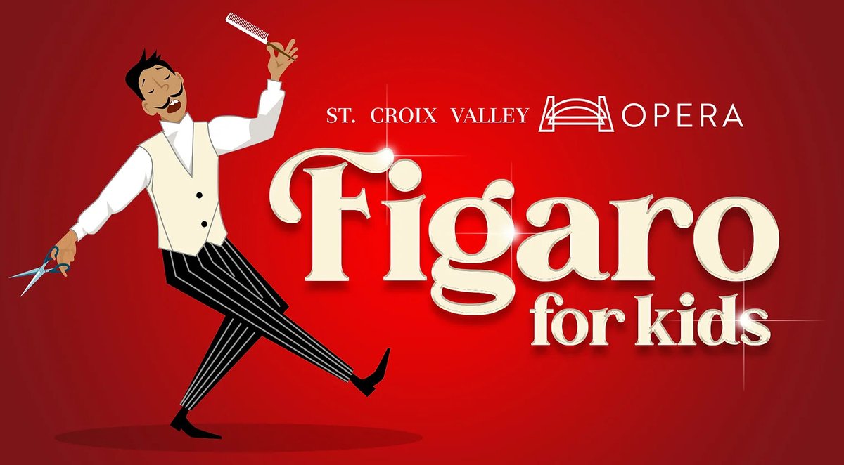 ClassicalMPR's tweet photo. The St. Croix Valley Opera (@SCVOpera) presents “Figaro for Kids," a version of Rossini's “The Barber of Seville” adapted for young spectators. Join us on October 1 &amp; 2 at the Phipps Center for the Arts, showtimes vary. Find out more below! 
https://t.co/Rcno4z4UBs https://t.co/liVzzVKTKl