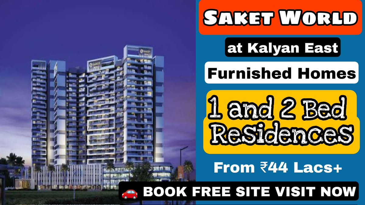 HeavenProps's tweet photo. https://t.co/GdcBjYGgdN

Click For E-Brochures, Pictures, Videos: https://t.co/4ujuA241B8

Saket World Kalyan | 1/2 Digi Smart Homes | Site Visit, Brochure, Floor Plan, CALL NOW - 8800678921

#heavenproperties #saketworldkalyan #davakharenclave #regencyavana #regencyantilia #bhk https://t.co/QgbyxAlfMF