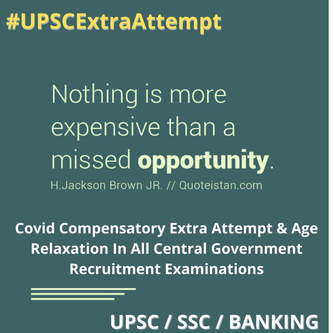 ShivamM56140640's tweet photo. In a democracy if majority states can give relaxation so why not modi ji?
Modi ji give us extra attempt.
#UPSCExtraAttempt
#AgeandAttemptRelaxationforall
@ChouhanShivraj @PMOIndia @narendramodi
@ravishndtv @sardesairajdeep @CNNnews18 @News18India @ThePrintIndia
@ShekharGupta https://t.co/EYexKIOnb8
