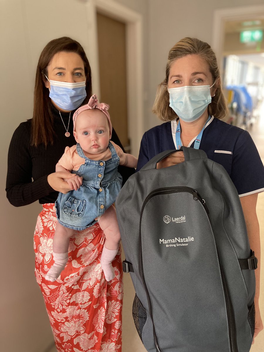 charlenebutz's tweet photo. Great to thank the hardworking staff of @UHW_Waterford &amp; @lukes_ck by presenting cheques to the value of the equipment purchased in our fundraising cycle for their Special Care Baby Units #dublintothedeise #freya’sfundraiser @padraigjmurphy https://t.co/kNe8mhxKtk