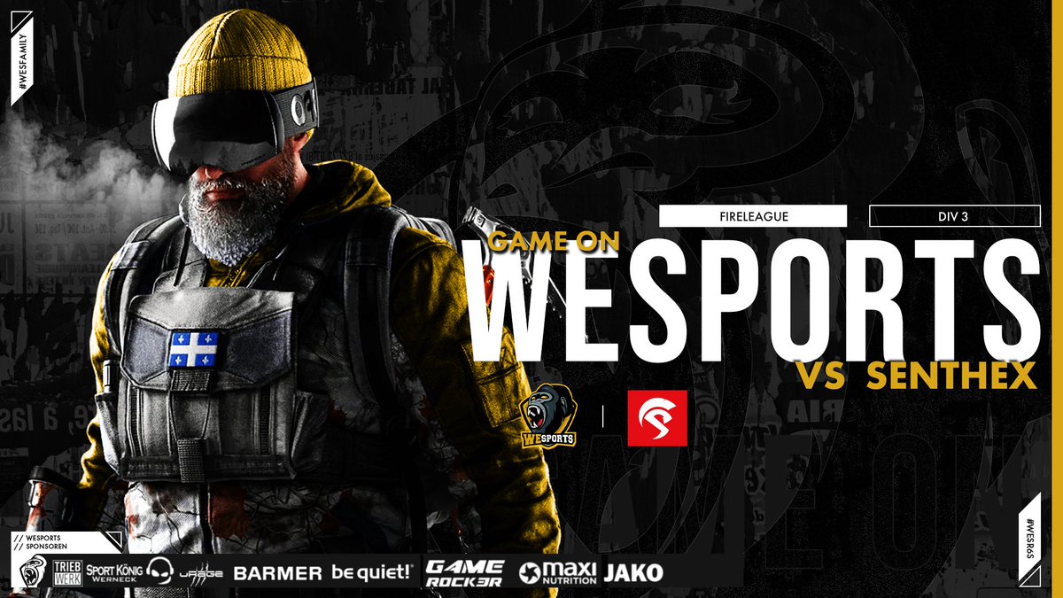 WeSports_Main's tweet photo. - Matchday -
@FireLeagueDE | #R6S
Auch für unser #ACTeam heißt es heute wieder anstrengen. Matchday 6 = #WeSWiN ? Wir sind gespannt!
🆚 @senthexgg
⏰ 21.30 Uhr
GLHF
#WeSACTeam:
@AzzurroR6S
@das1und1
@PsYchO_r6s
@StrohhutR6s
@Heym4nR6 https://t.co/6s6BWzZ3hT