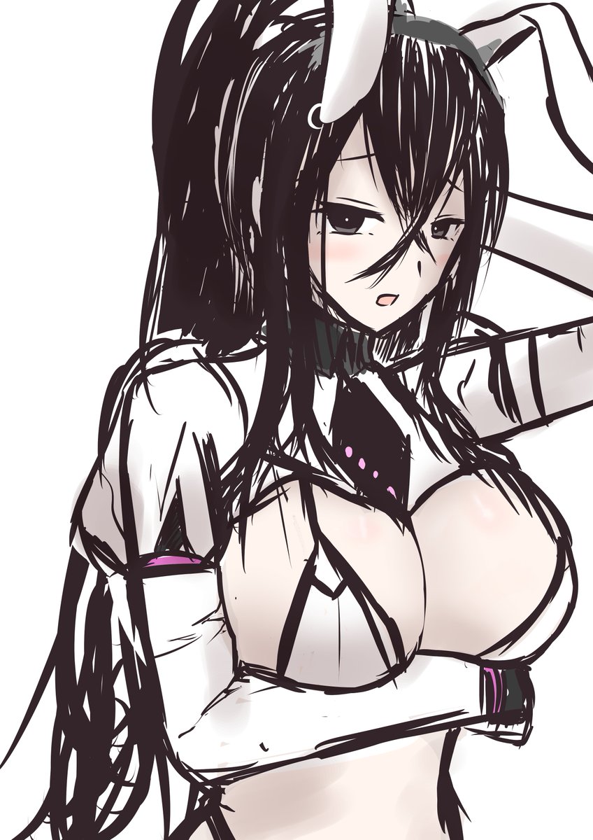 Norunoru100's tweet photo. 雪不帰さん（逆バニー）
一騎当千コラボの時の逆バニー衣装
 #閃乱カグラ https://t.co/MQJapzcm6B