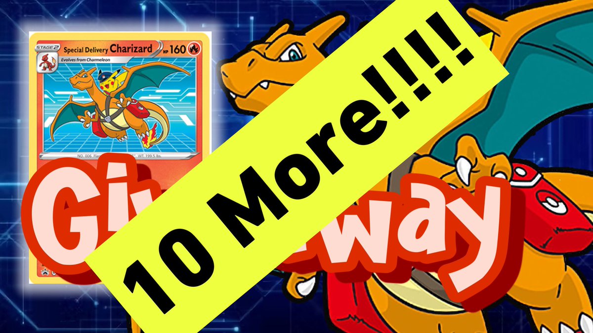 SouthBayPokeHnt's tweet photo. Still Haven’t Gotten A Email?

Don’t Worry!
 
We’ve Decide To Giveaway 10 MORE Special Delivery Charizard US Codes!!!

Winners Picked Throughout The Week Until Our Last Winner on 9/26

All You Have To Do Is:

❇️Follow 

❇️Like 

❇️Retweet 

[Codes Will Only Work In US Pokecenter] https://t.co/ce2P8dKBOr