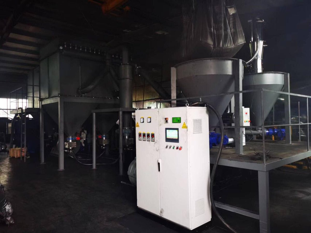 Pyrolysis Carbon Black refining line-Mill system.
