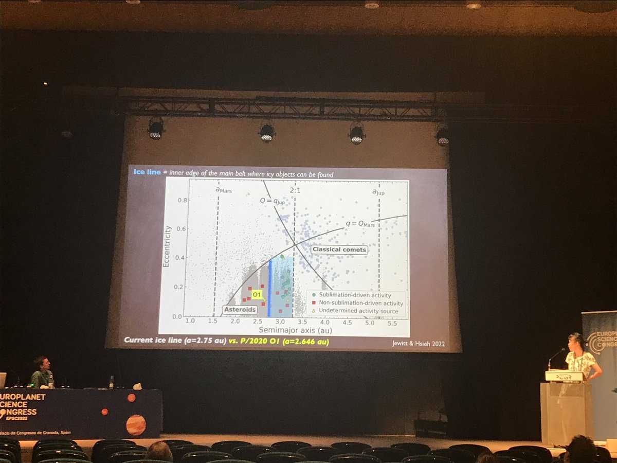 Active asteroids take over the late afternoon session at <a href="/europlanetmedia/">Europlanet 🇪🇺</a> #EPSC2022