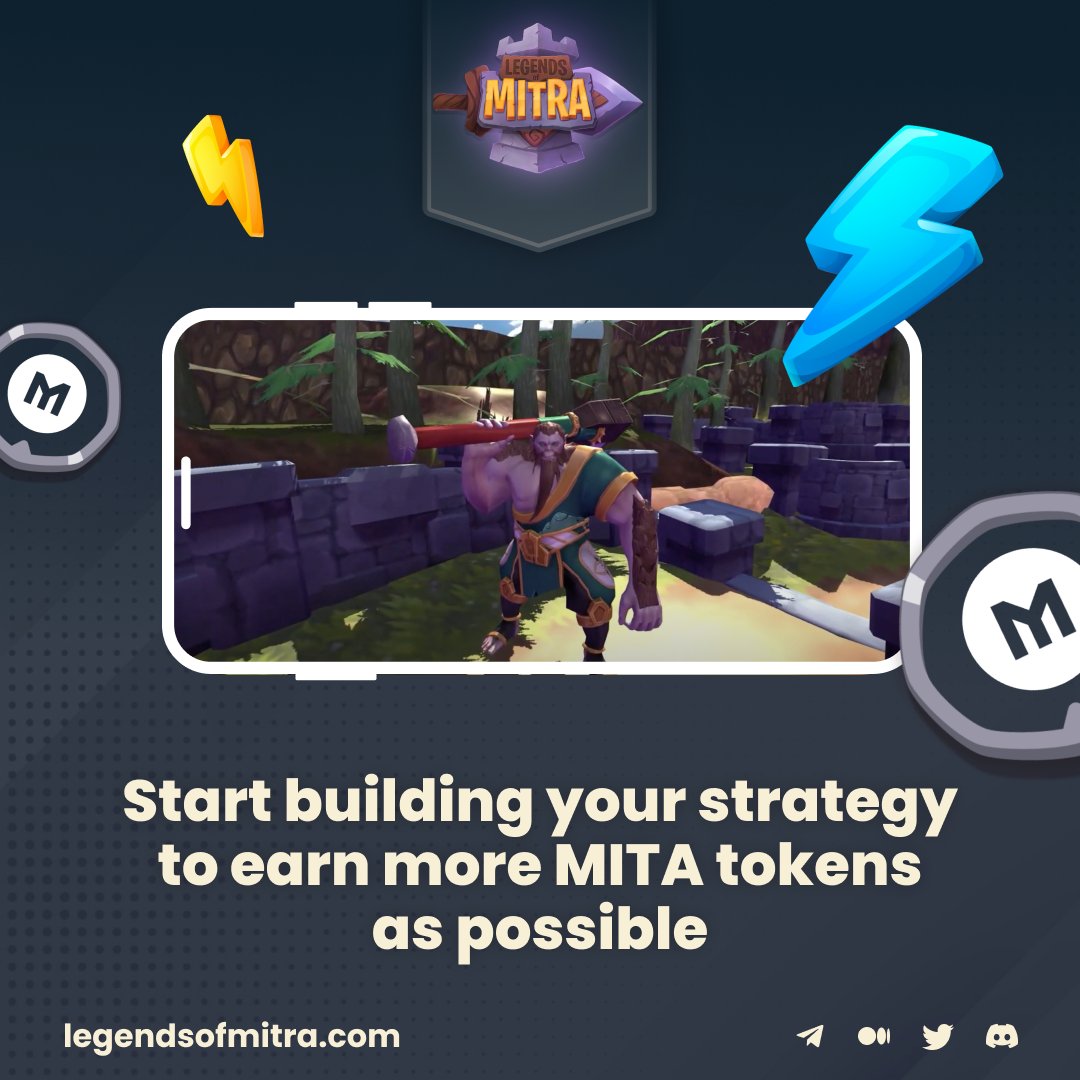 joinlivieHQ's tweet photo. Twitter
#P2E games have been around for a while, and now everyone wants to start earning by playing their favourite games.
😎 Get ready to earn some serious rewards in #LegendsofMitra!🕹
👉 https://t.co/n3QlQyYzMn
#metaverse #NFT #crypto #NFTs #LOM https://t.co/pj4wATwTnJ