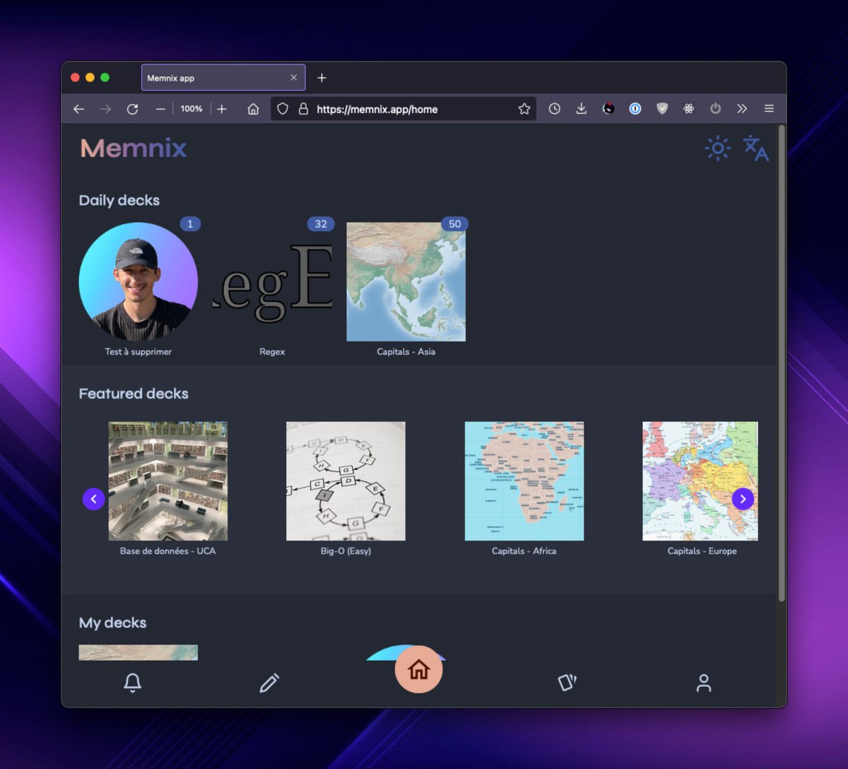 melvynx's tweet photo. Marre de réviser tes cours alors que tu souhaites coder ?

Si tu veux quand même avoir une bonne note je te présente https://t.co/L38C2gjUOu crée par @GSCorentinDev

Un projet open-source fait par la commu fr 🇫🇷 pour t'aider à apprendre et à mémoriser ! 

#Thread #LundiPartage https://t.co/pQ3eIW4bYx