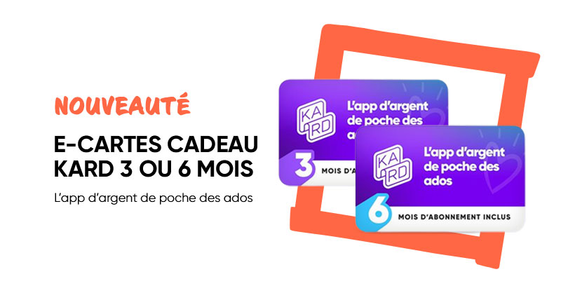 Fnac's tweet photo. 🟡 Nouveauté : L'app d'argent de poche des ados ! Retrouvez nos e-cartes cadeau Kard 3 ou 6 mois par ici. 👉 https://t.co/dF0zh9ph8r https://t.co/wzxFUAO8yK