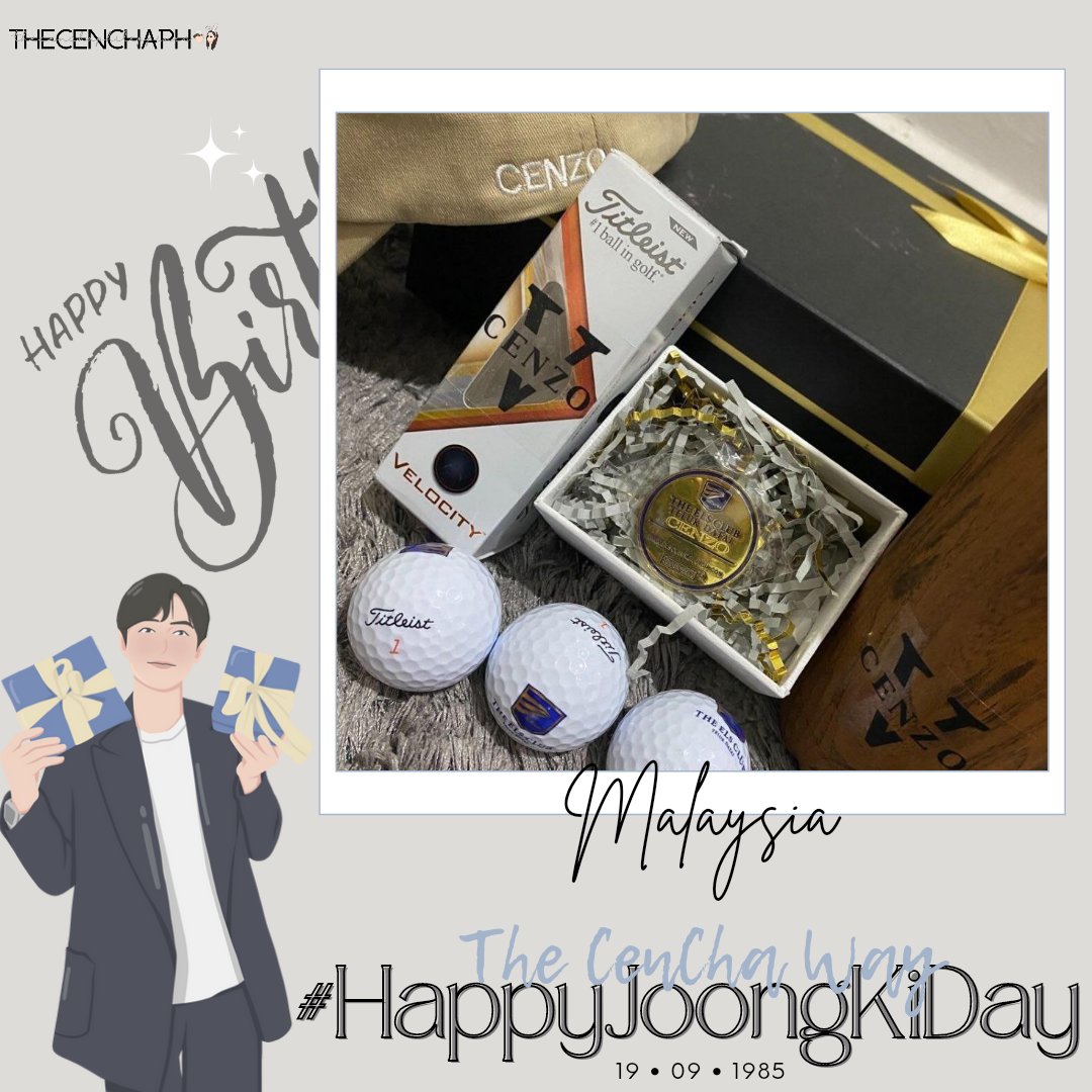jipuragifiles's tweet photo. These items are for the golfer, Song Joong Ki. Thoughtfully picked, prepared and shipped out from an island in Malaysia.

'MY CenCha'. Our dearest friends from Malaysia 🇲🇾, our low key good friends who are always in support to CenCha PH. https://t.co/457RYRHuNR