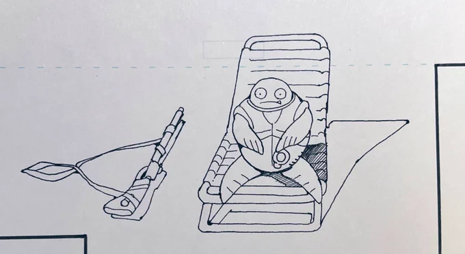 あともう少し🐢今日は眠くなるまでネームやろうかな 