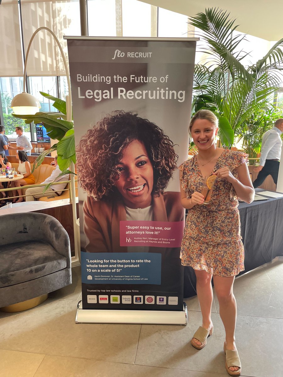 FloRecruit's tweet photo. First stop on our Applicant Tracking Launch Party Roadshow! 🚗🚗🚗 Great to hang with HALRA in Houston to celebrate. Next stop...Washington, D.C. 

#FloOnTheRoad #legalrecruiting https://t.co/plqmbGKint