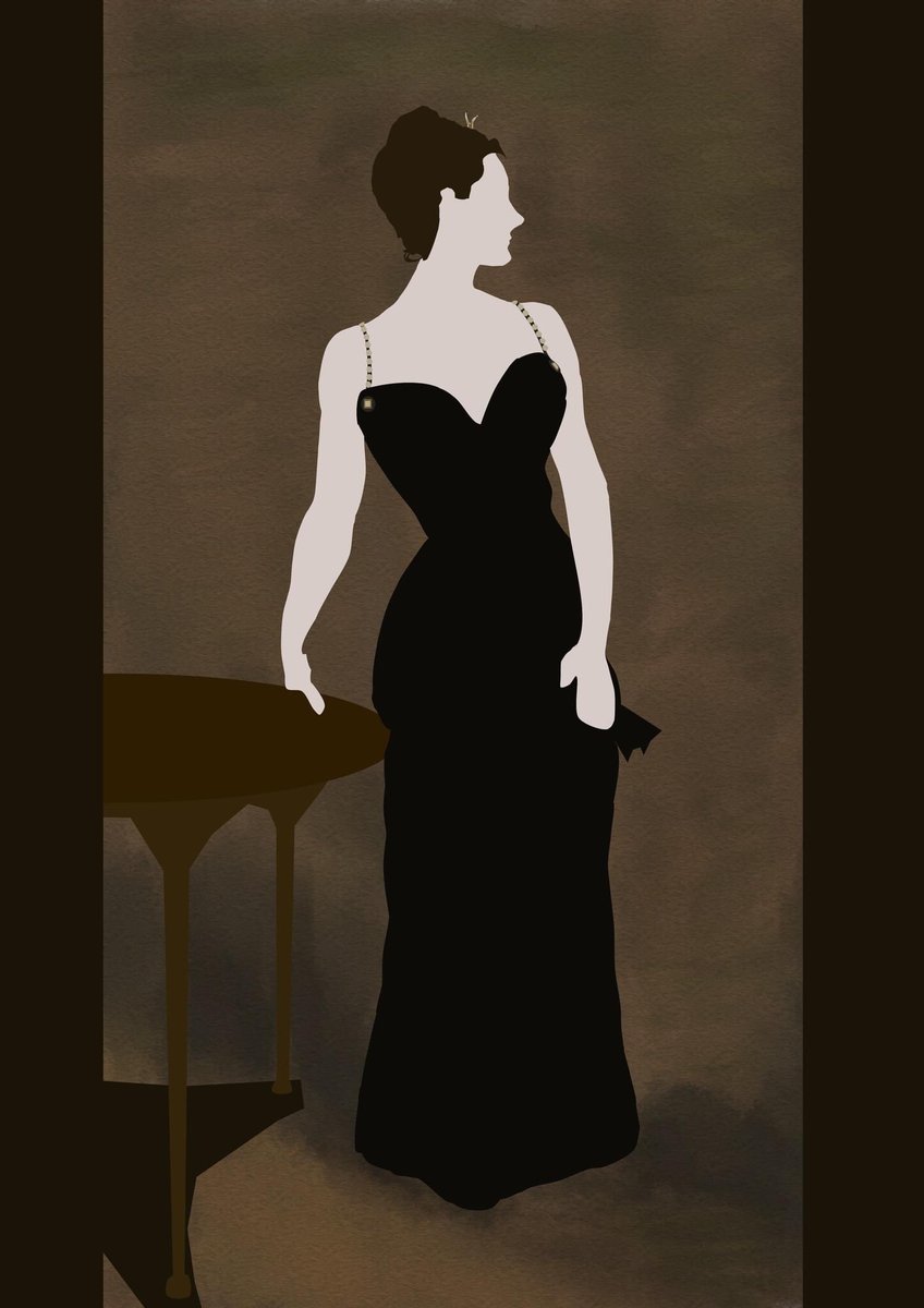 raulpassos's tweet photo. Drawing. Simple shapes. Study based on the painting "Madame X" by painter John Singer Sargent.

#sketches #sketch #desenho #draw #drawing #painting #digitalpainting #basecolors  #digitalart #art #artwork   #artistsoninstagram #instaart  #design  #paint #values  #simplifiedforms https://t.co/ysA5JIdAsf