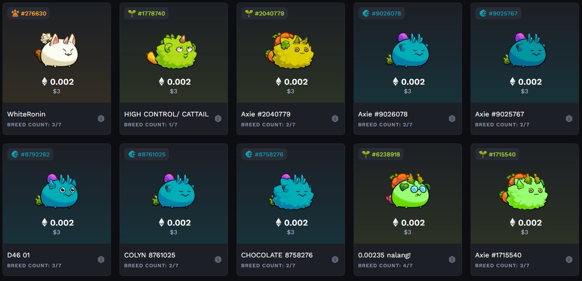 💰Cash + 7 Axie Giveaway 💰

7 random Axies + 3x $5 Cash = 10 winners 🔥

Task:
Like, RT, tag as many friends
Join discord: discord.gg/zhbYHAnKTP

Ends on 27th!

#Axie #NFTGiveaway #NFTGiveaways