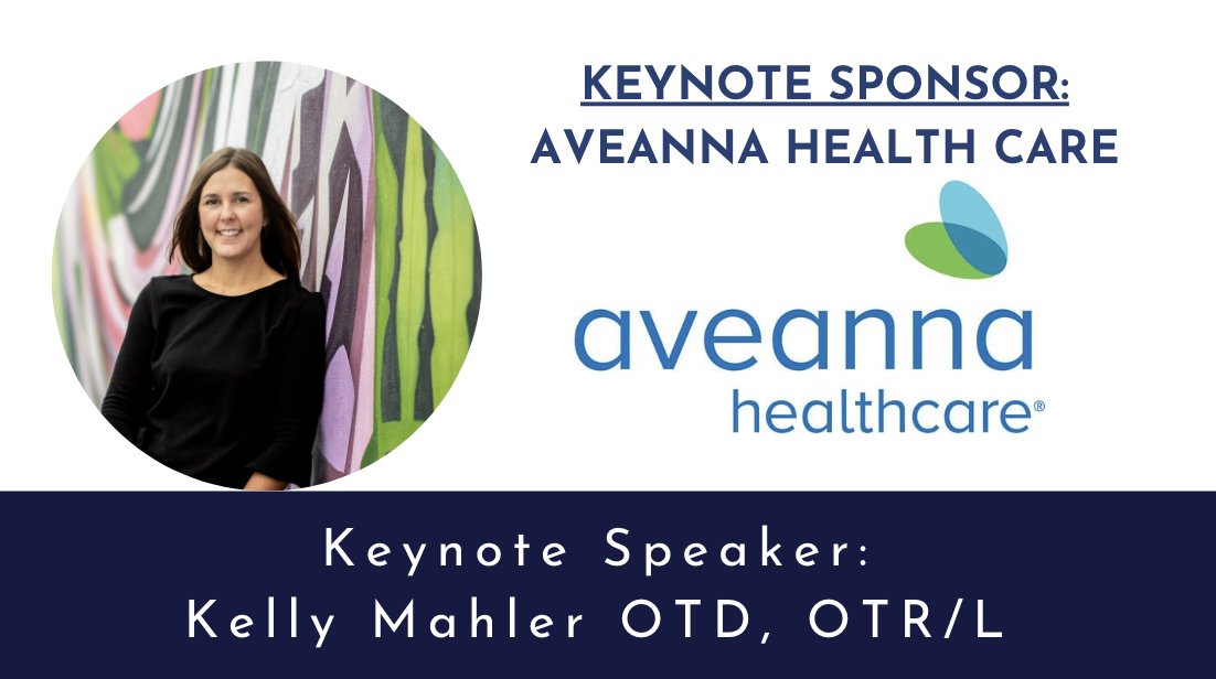 KEYNOTE SPEAKER: At our 2022 Recharge Conference you'll get to hear from the wonderful Kelly Mahler OTD, OTR/L. 

KEYNOTE TITLE: Take an Inner Selfie - The Value of Feeling your Feels

KEYNOTE SPONSOR: Aveanna Healthcare
aveanna.com
