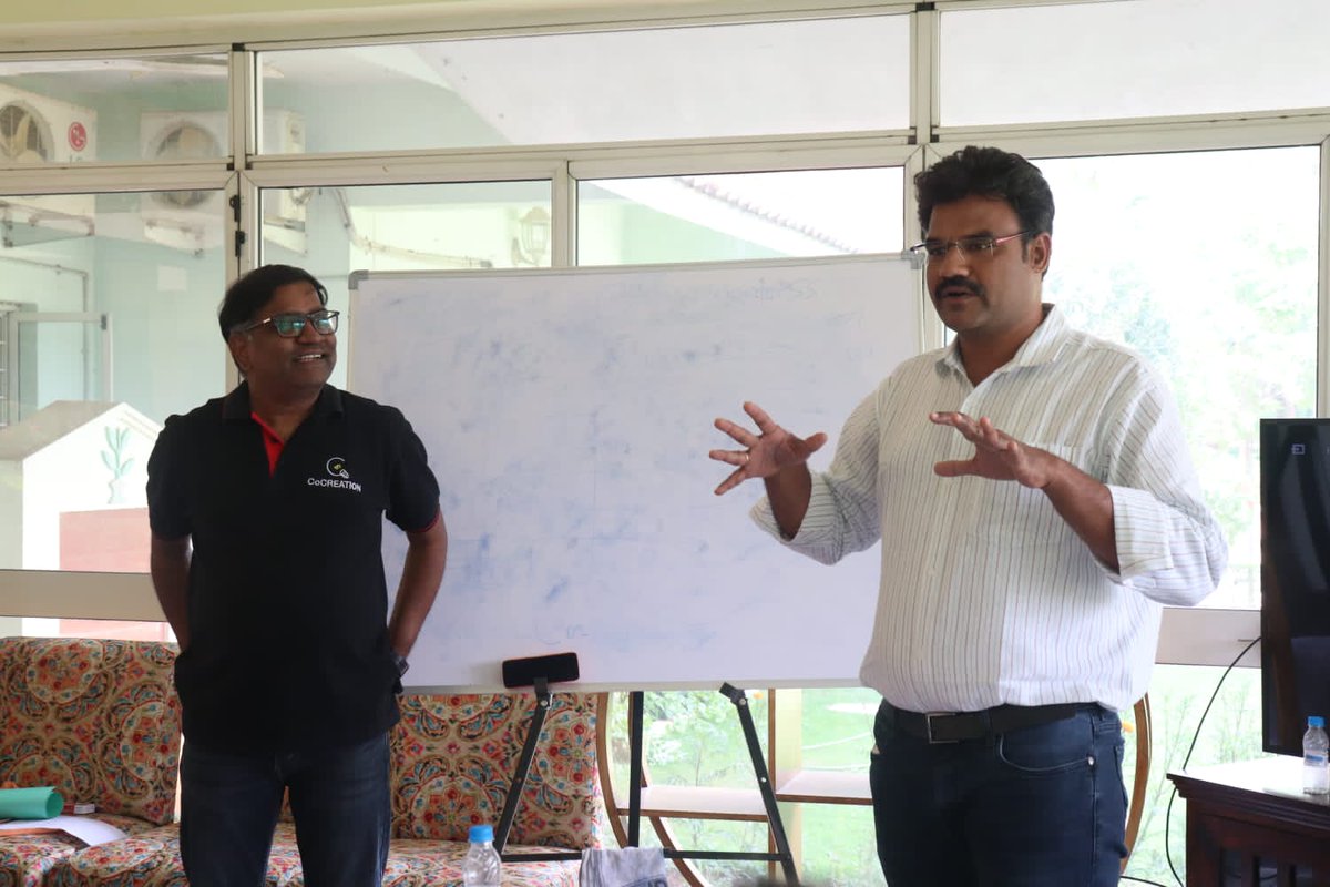 AugustienAuguss's tweet photo. Learnt many things in this 2-days bootcamp. Had a wonderful,meaningful,valuable sessions which made us to review our I-E journey. Thankyou @DrShantaThoutam madam @teamTSIC @AnnieVijaya, Your efforts will definitely pay off
@KTRTRS 
 #innovatorintelangana
SRIJA GREEN GALAXY https://t.co/KCtPKWI4k4