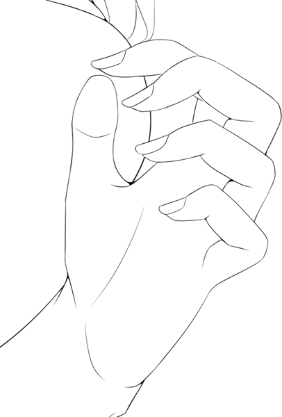 指が綺麗にならん。AIはよ 