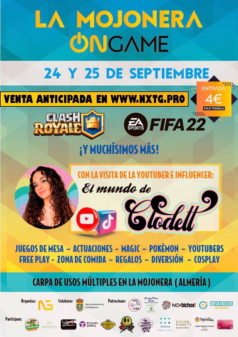 Esta semanita tenemos evento de <a href="/NextgenSpa/">NeXT Gen</a>  "La Mojonera OnGame" !!

El primero tras el verano pero no el último del año! 😜
¿Te lo vas a perder?