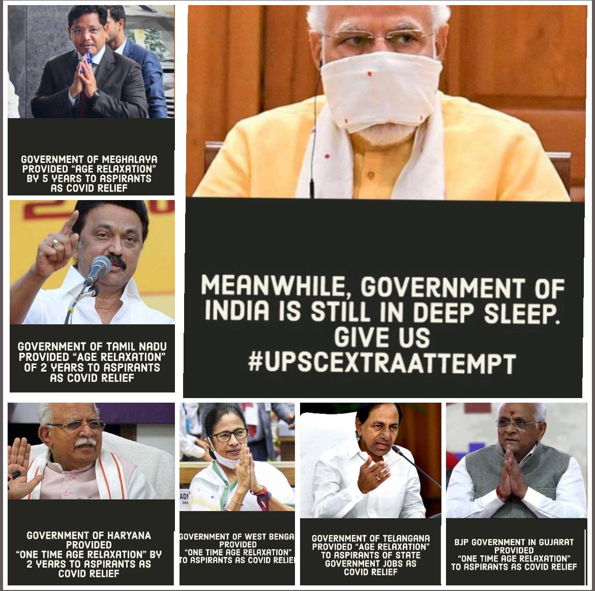 meenavdhesh's tweet photo. THANK YOU CM SHIVRAJ SINGH CHOUHAN Sir
#WeAlsoWantExtraAttempt
#UPSCExtraAttempt
#AgeandAttemptRelaxationforall
@TawdeVinod @DrJitendraSingh
@ChouhanShivraj @PMOIndia @narendramodi @AmitShah @JPNadda @RahulGandhi
@ravishndtv @sardesairajdeep @CNNnews18 @News18India https://t.co/PsZKjI37ri