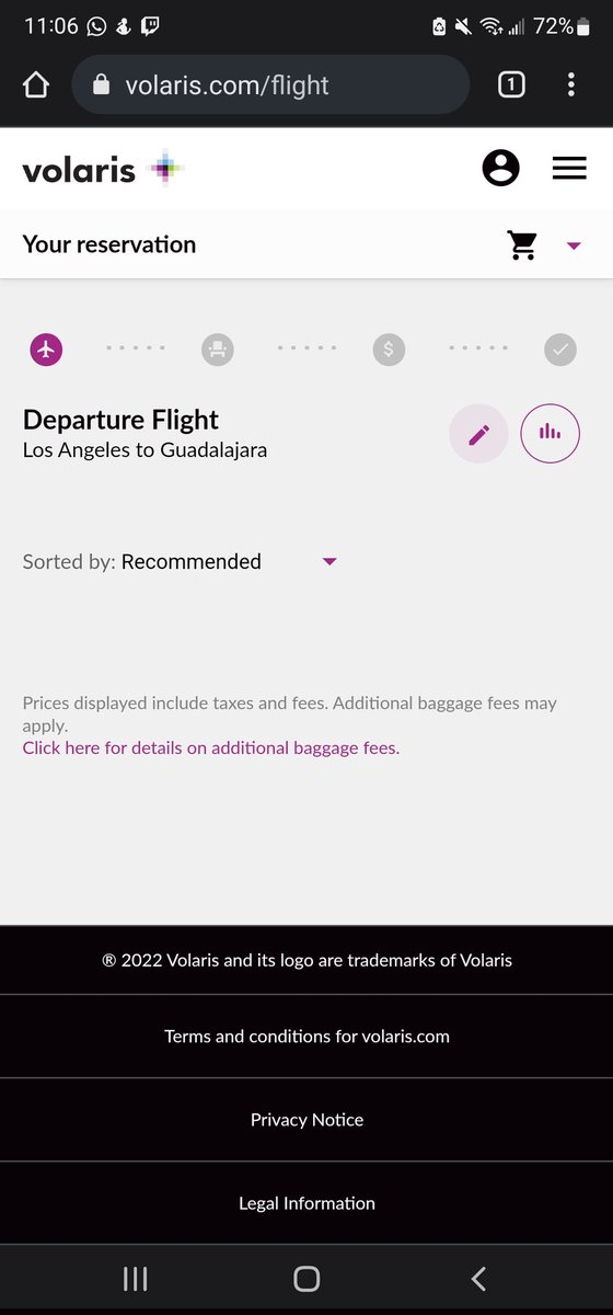 _Cindy_Br's tweet photo. @flyvolaris eh tratado de reservar un vuelo del 23 de octubre al 31 de octubre y no me sale nada (los angeles a guadalajara) 🥲 https://t.co/KGZWXADMRc