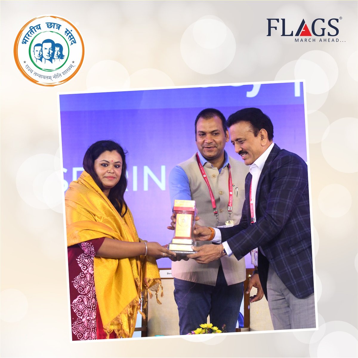 Flagscompany's tweet photo. Indian Student Parliament: Senior leaders gave the mantra of 'Netagiri' to the youth.
Senior leaders, journalists, and social workers from across the country participated in this program. (1/1)
#MITCampus #FlagsPR #Event2022 #BharatiyaChhatraSansad https://t.co/JhgmboTcJ7