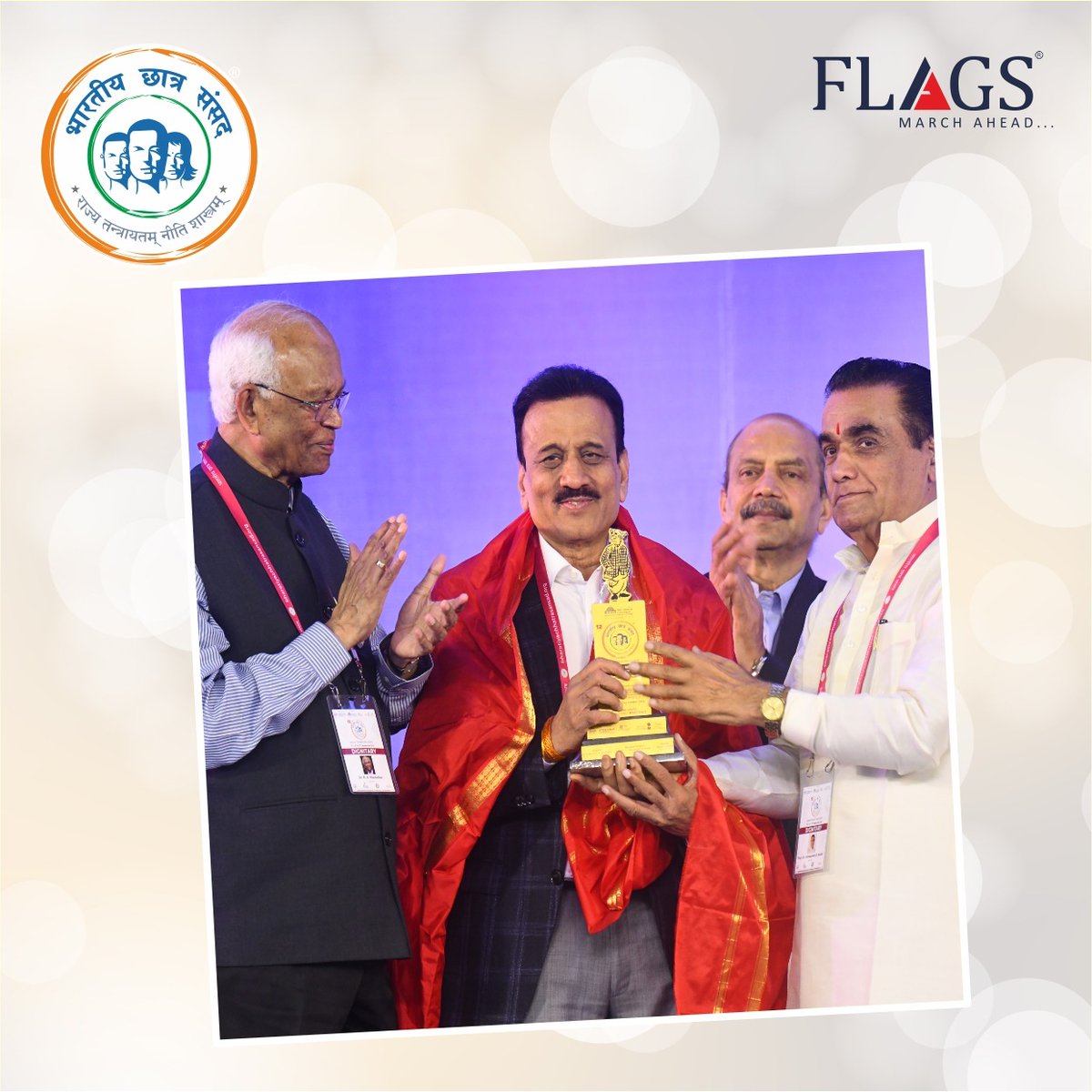 Flagscompany's tweet photo. Indian Student Parliament: Senior leaders gave the mantra of 'Netagiri' to the youth.
Senior leaders, journalists, and social workers from across the country participated in this program. (1/1)
#MITCampus #FlagsPR #Event2022 #BharatiyaChhatraSansad https://t.co/JhgmboTcJ7