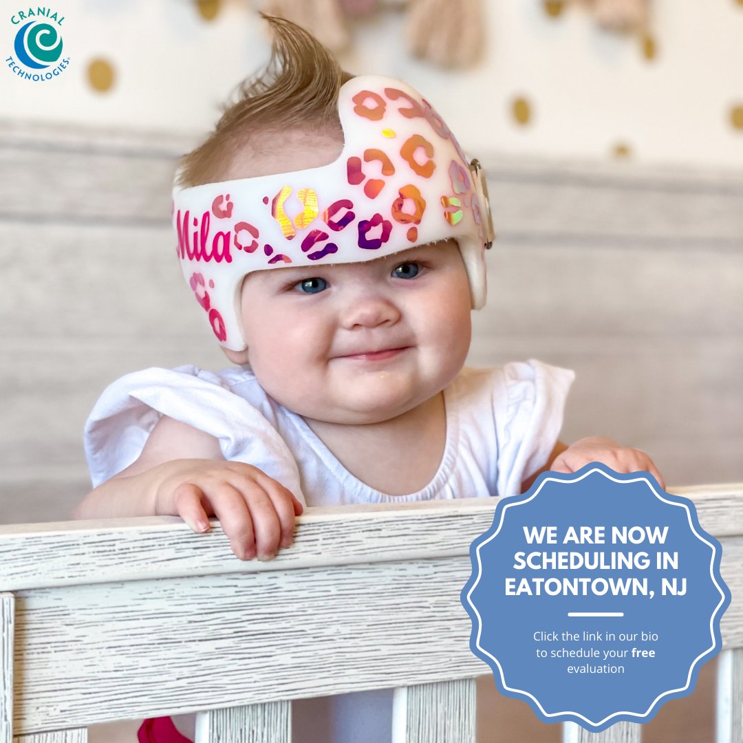 DOCBand's tweet photo. Our Eatontown, NJ Clinic is now accepting appointments!! Click the link in our bio to schedule a free head shape evaluation😊#docband #docbandbaby #cranialtech #cranialtechnologies #fourthofjuly #plagiocephaly #plagio #brachycephaly #brachy #plagioawareness https://t.co/OqCCCtxoX6