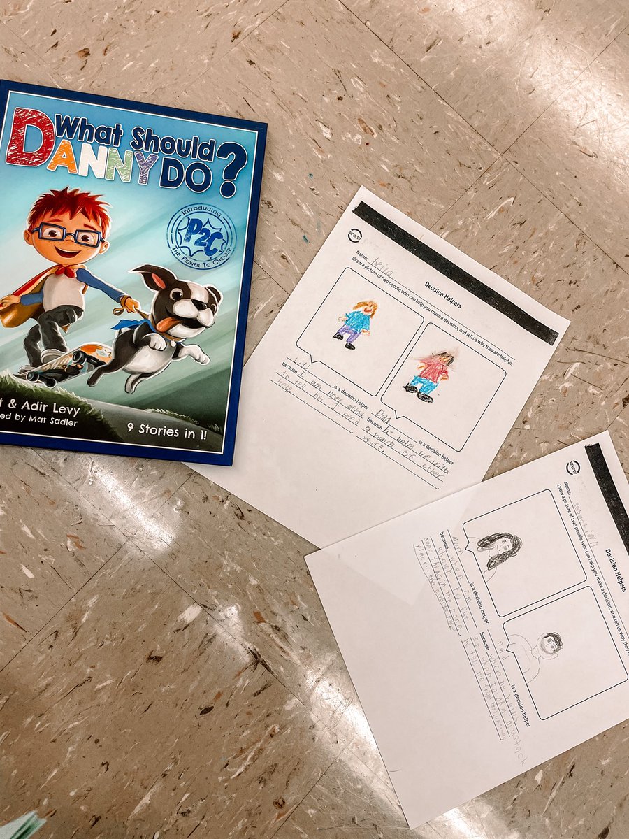 Starting the week off strong! Talking all things Decision Making with K-2 this week! Reading this awesome book “What Should Danny Do?” Then identifying the Decision Helpers in our lives if we need help making a decision. Here is some awesome work from this AM!