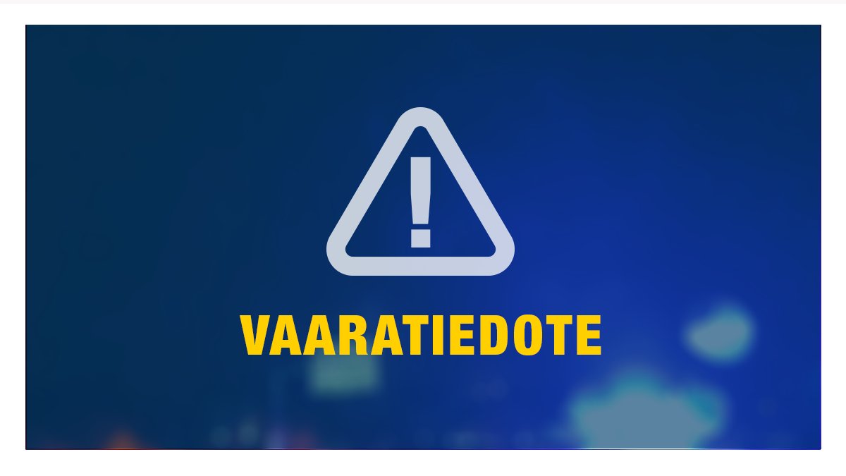 VAARATIEDOTE 1/2 :
Kemiaalivuoto Järvenpäässä, Wärtsilän teollisuusalueella Levysepänkujalla. Kemikaalipilvi leviää alueelta pääradan suuntaisesti etelään...
#vaaratiedote