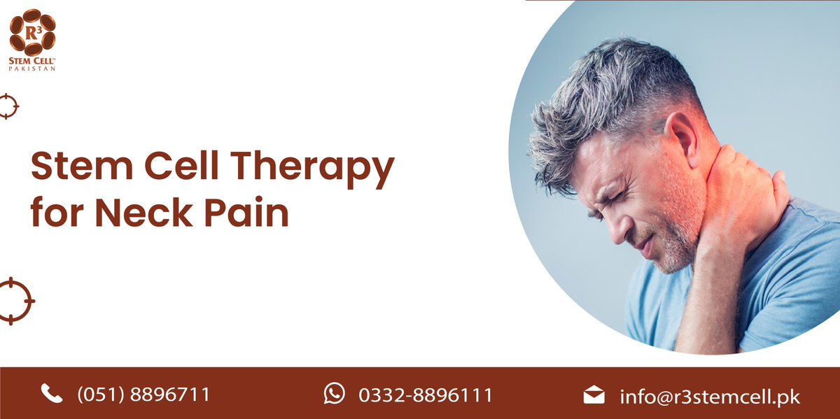R3StemCellPK's tweet photo. In the degenerative spine, stem cells could aid by decreasing inflammation, developing into bone or disc cells.
Email: info@r3stemcell.pk
#neckpain #neckpaintreatment #backandneckpain #StemCellProcedure #neckpainproblems #R3StemCellPakistan #acuteneckpain #chronicpain https://t.co/pjTof3CrAL