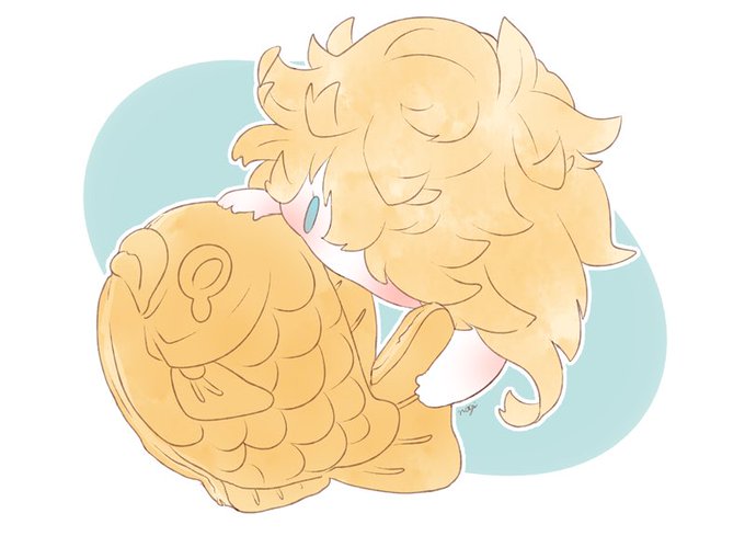 「blonde hair taiyaki」 illustration images(Latest)