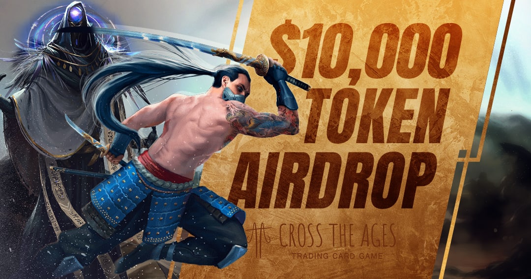test Twitter Media - $10,000 in $CTA Token Airdrop!

We're celebrating huge milestones! Join up to be one of 50 lucky winners! Win prizes and help spread the love for #crosstheages

Airdrop: https://t.co/9wGvNPL6El

Early access & Token Presale Sept 23rd!

#MTG #hearthstone #airdrop #giveaway #gamefi https://t.co/MvcHnzBR8S