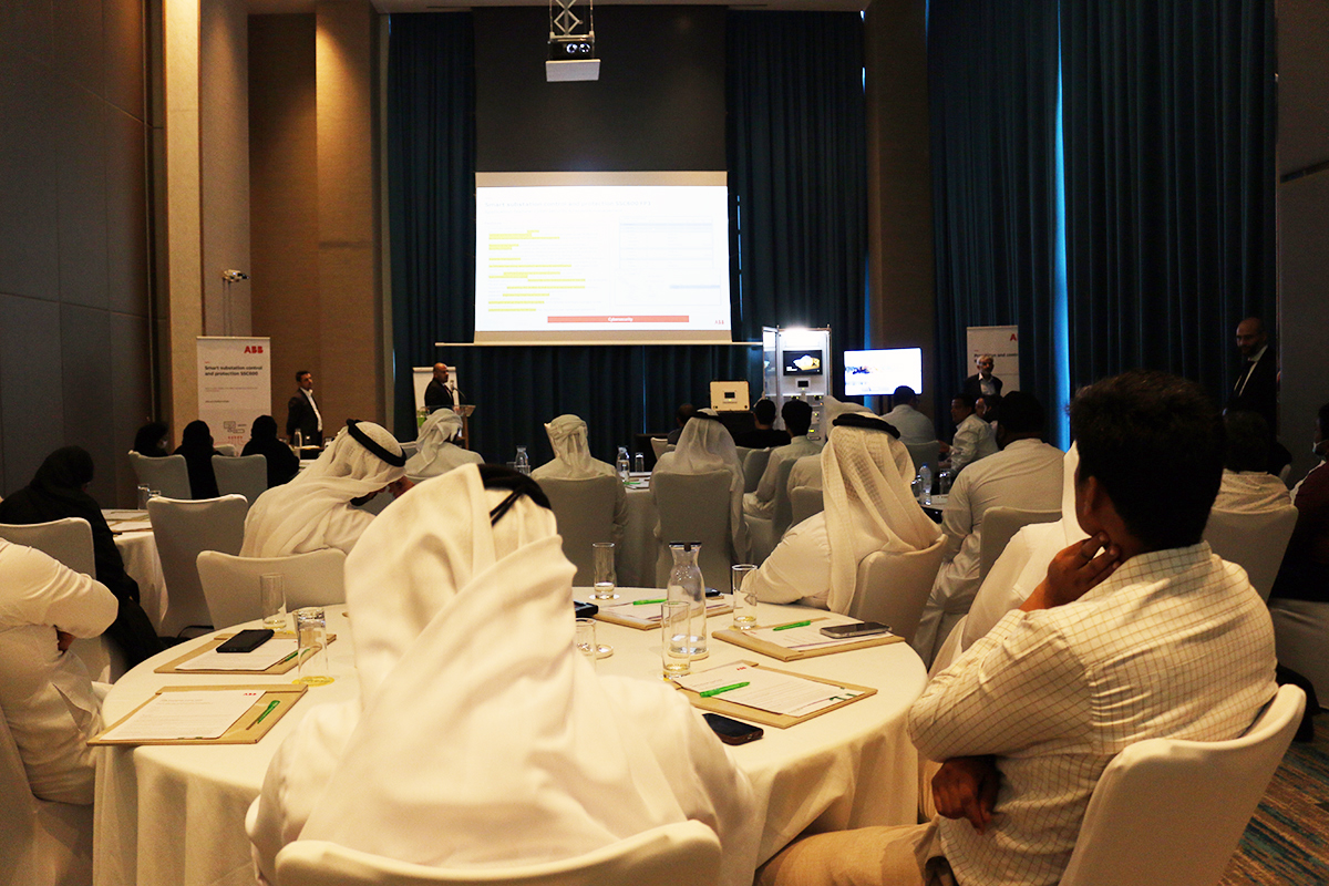 ABBMiddleEast's tweet photo. ABB's ELDS team is conducting workshops in #Dubai to showcase how the most recent technologies from #ABB of #SS600, #REX640 and #ZEE600 increase efficiency and reduces cost with a higher safety standard for operators.
#ABBseminar #DEWA https://t.co/N1rfk4J9Wv