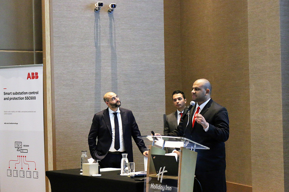 ABBMiddleEast's tweet photo. ABB's ELDS team is conducting workshops in #Dubai to showcase how the most recent technologies from #ABB of #SS600, #REX640 and #ZEE600 increase efficiency and reduces cost with a higher safety standard for operators.
#ABBseminar #DEWA https://t.co/N1rfk4J9Wv