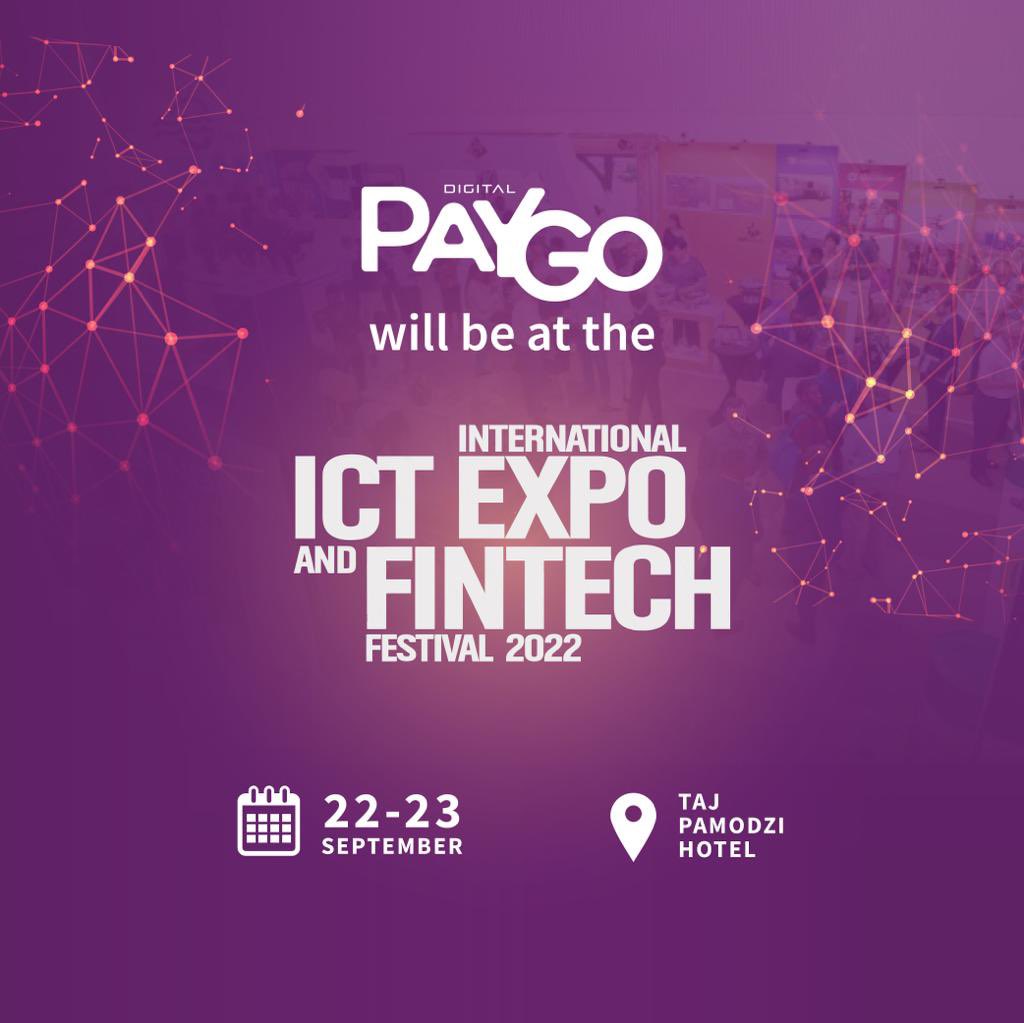 digitalpaygozm's tweet photo. Digital PayGo will be exhibiting at the first ever INTERNATIONAL ICT EXPO &amp;  FINTECH FESTIVAL ... Organised by @ICTAZ and @Payz} on the 22nd - 23rd September at the Taj Pamodzi Hotel, from 08:00hrs to 17:00hrs.

Come and visit our stand!

Register below:
https://t.co/s1KWxOXsxe https://t.co/gofx84kYud